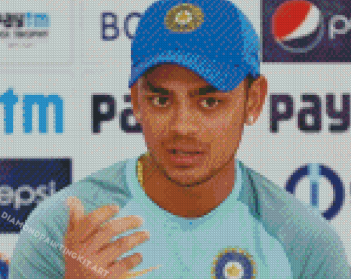 The Cricketer Ishan Kishan Diamond Paintings