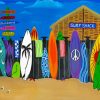 Tropical Surf Shack Diamond Paintings