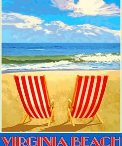 Virginia Beach Chairs Diamond Paintings