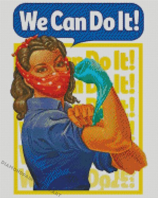 We Can Do It Diamond Paintings