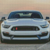 White Shelby Gt 350 Diamond Paintings