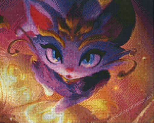 Yuumi From League Of Legends Art Diamond Paintings