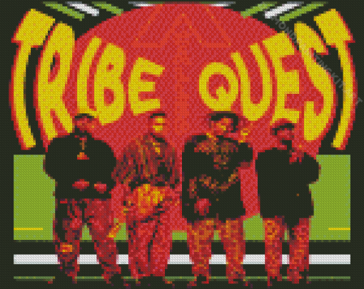 A Tribe Called Quest Hip Hop Group Poster Diamond Paintings