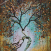 Abstract Woman Tree Diamond Paintings