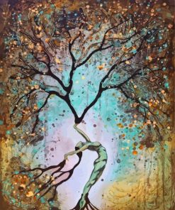 Abstract Woman Tree Diamond Paintings