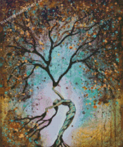 Abstract Woman Tree Diamond Paintings