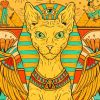 Aesthetic Egyptian Cat Diamond Paintings