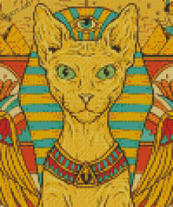 Aesthetic Egyptian Cat Diamond Paintings