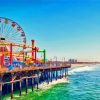 Aesthetic Santa Monica Beach Diamond Paintings