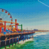 Aesthetic Santa Monica Beach Diamond Paintings