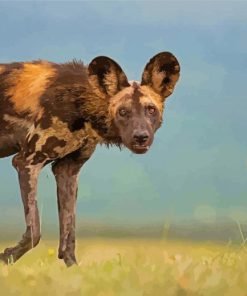 African Hunting Dog Diamond Paintings