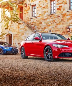 Alfa Romeo Giulia Cars Diamond Paintings