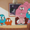 Amazing World Of Gumball Diamond Paintings