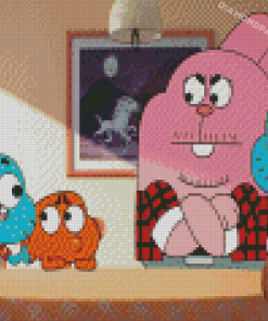 Amazing World Of Gumball Diamond Paintings