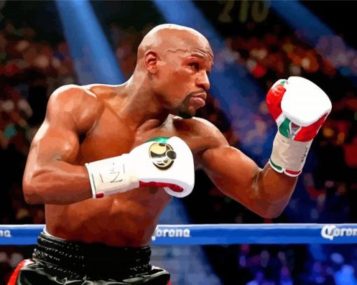 American Boxer Floyd Mayweather Diamond Paintings