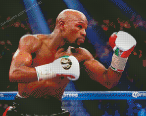 American Boxer Floyd Mayweather Diamond Paintings