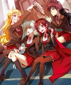 Anime Girls Rwby Characters Diamond Paintings