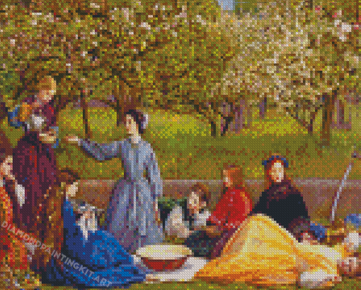 Apple Blossoms Millais Diamond Paintings