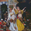 Arabian Dancing Girls Diamond Paintings