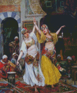 Arabian Dancing Girls Diamond Paintings