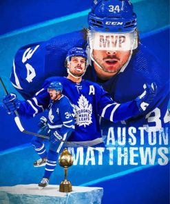 Auston Matthews Poster Diamond Paintings