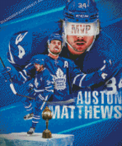 Auston Matthews Poster Diamond Paintings