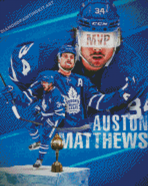 Auston Matthews Poster Diamond Paintings