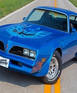 Blue Trans Am Diamond Paintings