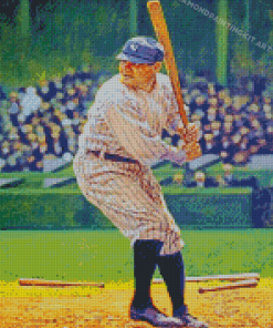 Babe Ruth Player Diamond Paintings