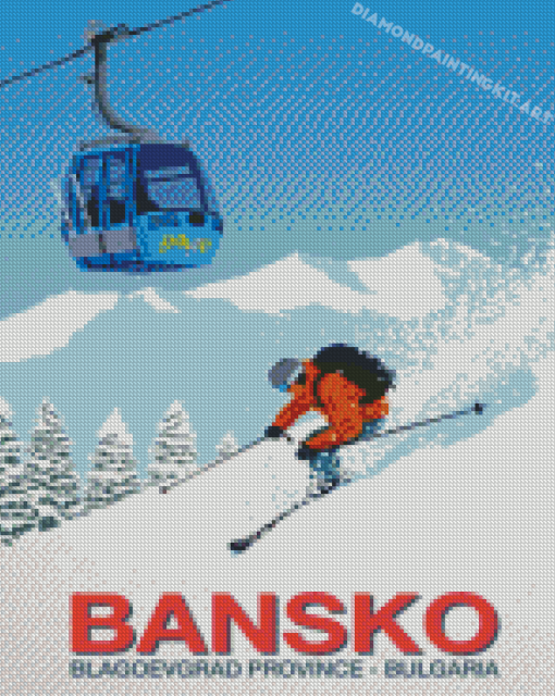 Bansko Poster Diamond Paintings