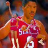 Basketball Player Dr J Diamond Paintings