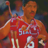 Basketball Player Dr J Diamond Paintings