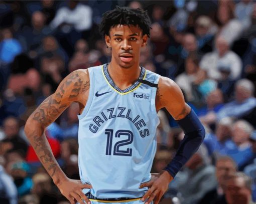 Basketballer Player Ja Morant Diamond Paintings