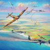 Battle Of Britain Military Aircraft Diamond Paintings