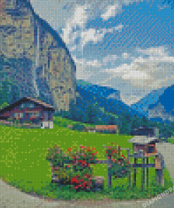 Beautiful Nature In Interlaken Diamond Paintings