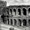 Black And White Verona Colosseum Diamond Paintings