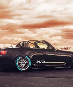 Black Honda S2000 Diamond Paintings