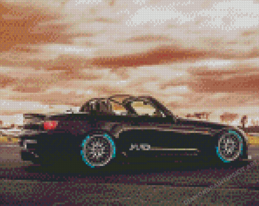 Black Honda S2000 Diamond Paintings