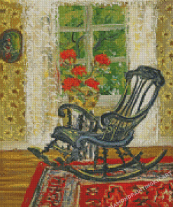 Black Old Chair Diamond Paintings