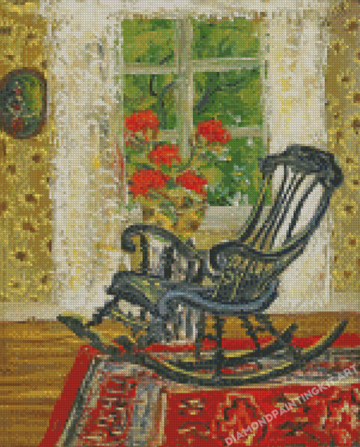 Black Old Chair Diamond Paintings