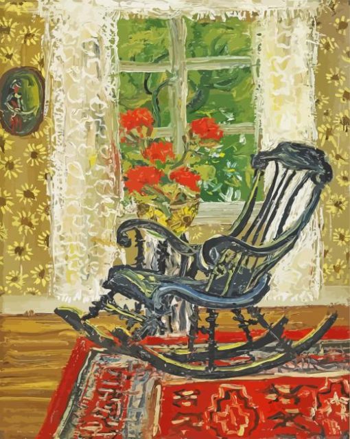 Black Old Chair Diamond Paintings