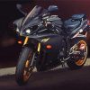 Black Yamaha YZF R1 Motorcycle Diamond Paintings