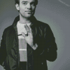 Black And White Charlie Cox Diamond Paintings