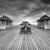 Black And White Cromer Pier Diamond Paintings