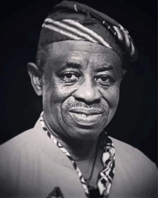 Black And White Tunde Kelani Diamond Paintings