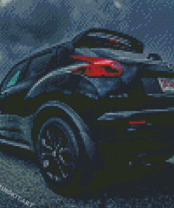 Black Nissan Juke Diamond Paintings