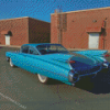 Blue Cadillac 1959 Diamond Paintings