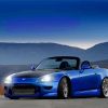 Blue Honda S2000 Car Diamond Paintings