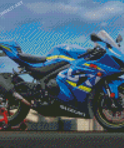 Blue Suzuki Gsxr Engine Diamond Paintings