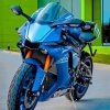 Blue Yamaha YZF R1 Diamond Paintings